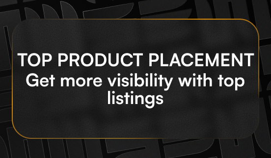 Vendor – Getting a top product placement