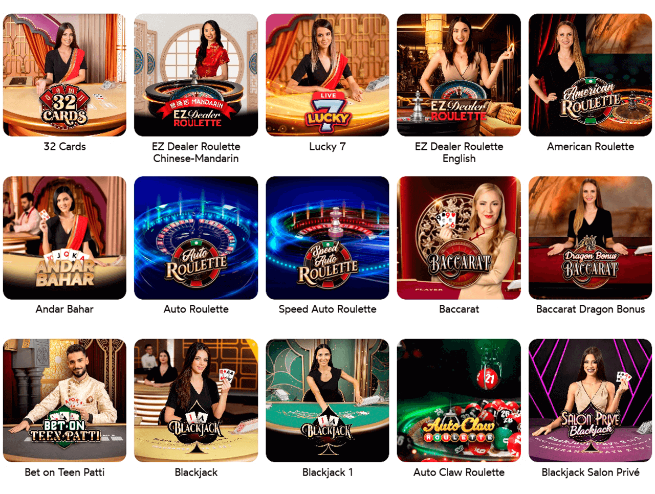 Ezugi Live Casino Studios